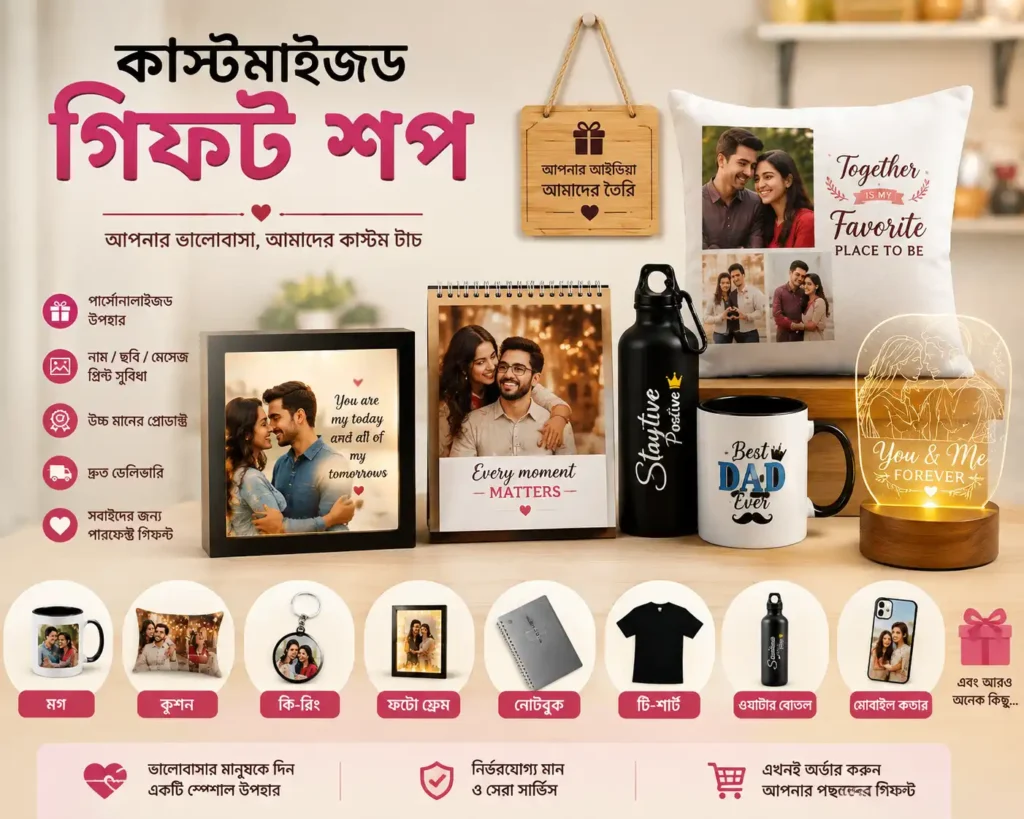 কাস্টমাইজড গিফট ব্যবসা