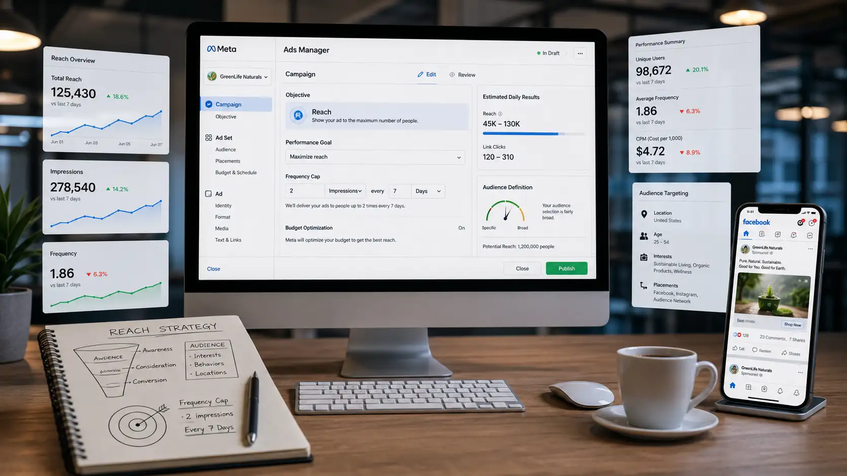 কিভাবে ফেসবুক অ্যাডের জন্য রিচ অবজেক্টিভ ব্যবহার করবেন